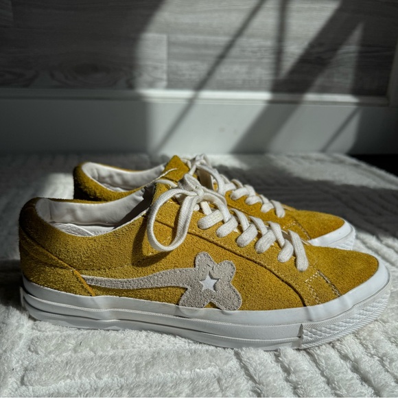 Converse x Golf Le Fleur x Tyler The Creator Suede Sneakers in “ Solar Power “ - Picture 1 of 12